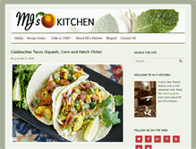 Tablet Screenshot of mjskitchen.com